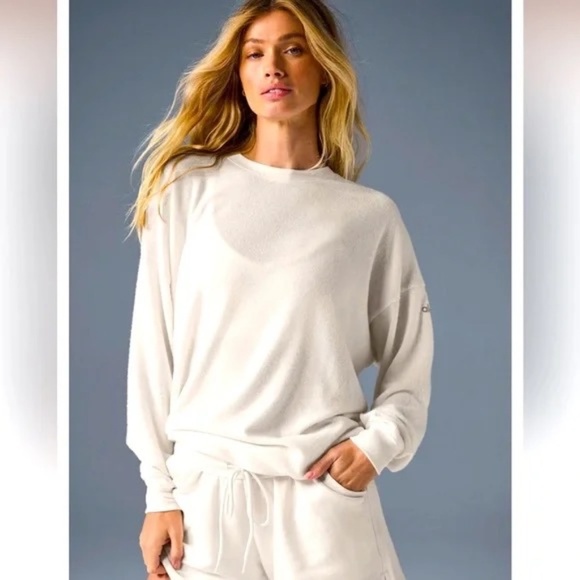 Alo Yoga oho Pullover Purple 42000 - Picture 2 of 13